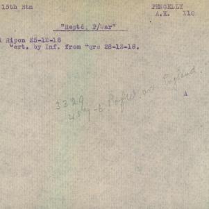 Soldier packet page