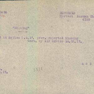 Soldier packet page