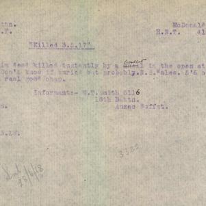 Soldier packet page