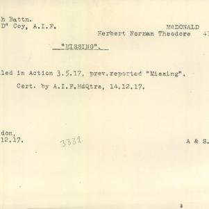 Soldier packet page