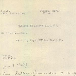 Soldier packet page