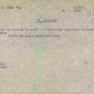 Soldier packet page