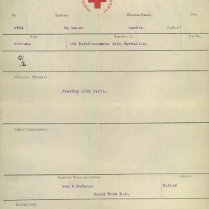 Soldier packet page