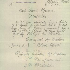 Soldier packet page