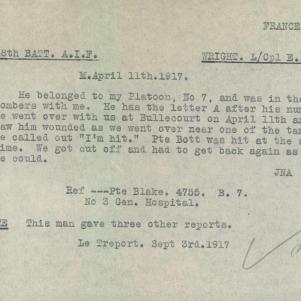 Soldier packet page