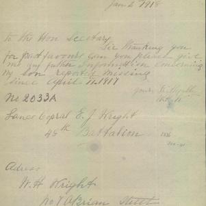 Soldier packet page