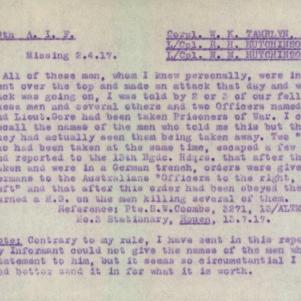 Soldier packet page