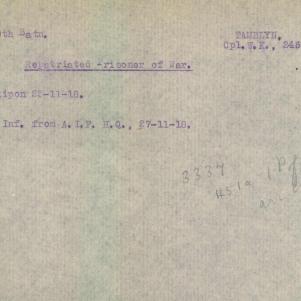 Soldier packet page