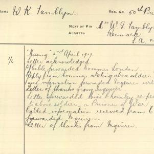 Soldier packet page