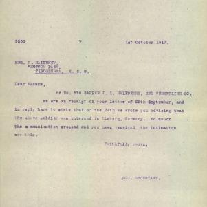 Soldier packet page