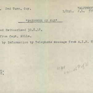 Soldier packet page