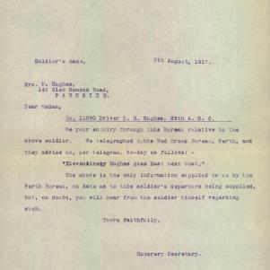Soldier packet page