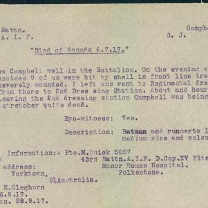 Soldier packet page