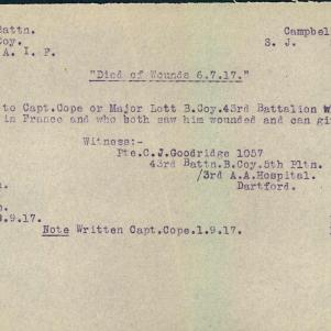 Soldier packet page