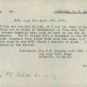 Soldier packet page