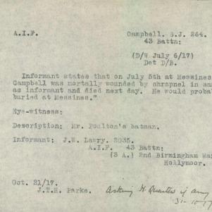 Soldier packet page