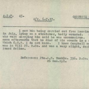 Soldier packet page