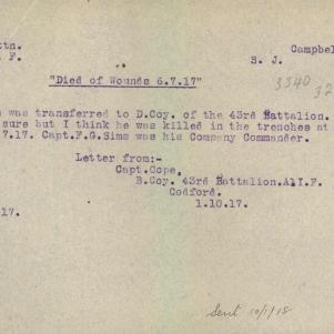 Soldier packet page