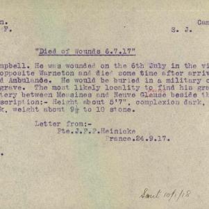 Soldier packet page