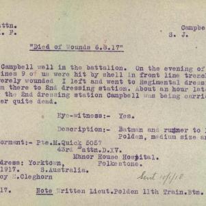 Soldier packet page