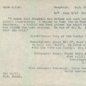 Soldier packet page