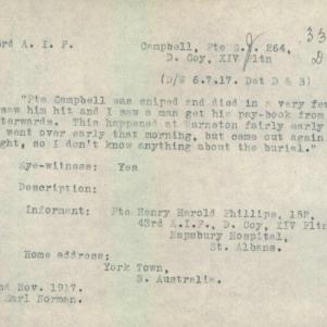 Soldier packet page