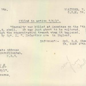 Soldier packet page