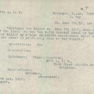Soldier packet page