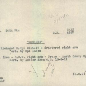 Soldier packet page