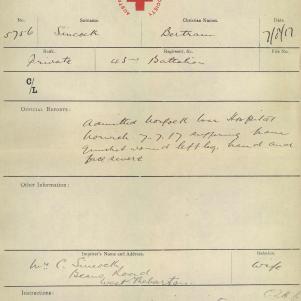 Soldier packet page
