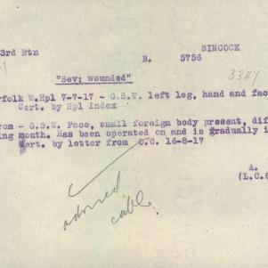 Soldier packet page