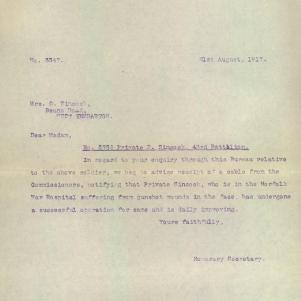 Soldier packet page