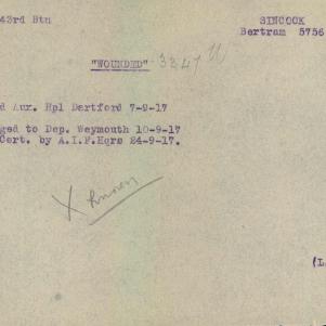 Soldier packet page