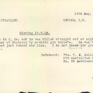 Soldier packet page