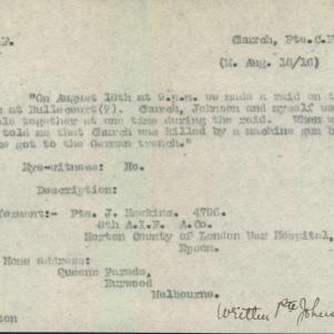 Soldier packet page