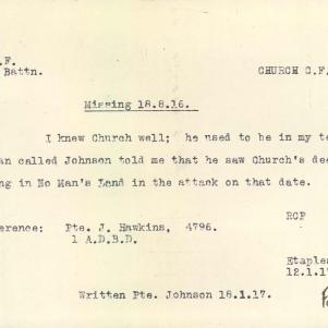 Soldier packet page