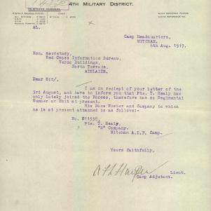 Soldier packet page
