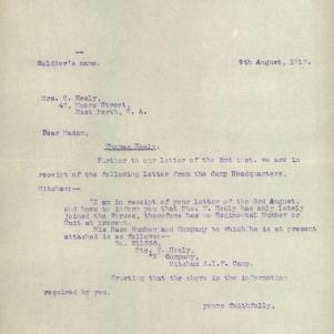 Soldier packet page