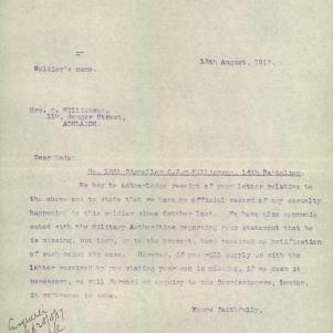 Soldier packet page