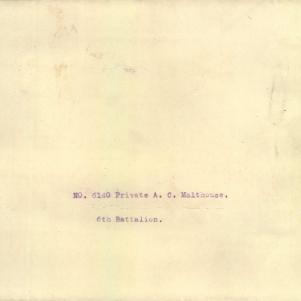 Soldier packet page