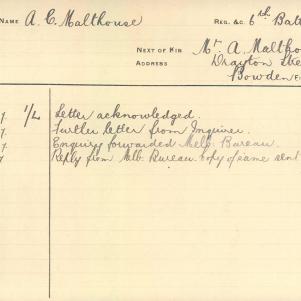 Soldier packet page