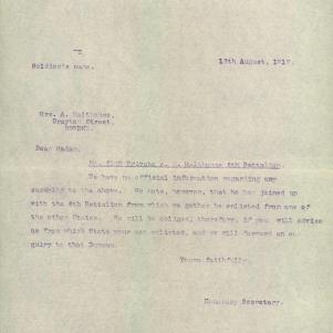 Soldier packet page