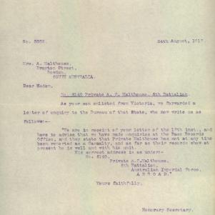 Soldier packet page
