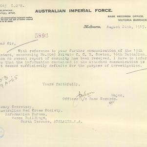 Soldier packet page