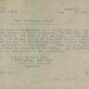 Soldier packet page