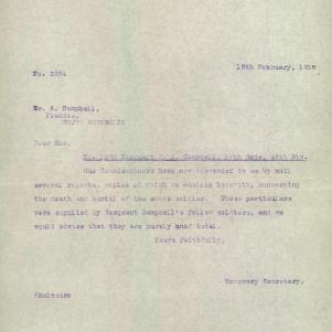 Soldier packet page
