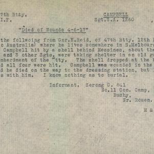 Soldier packet page