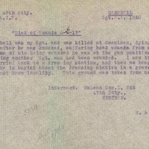 Soldier packet page