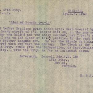 Soldier packet page