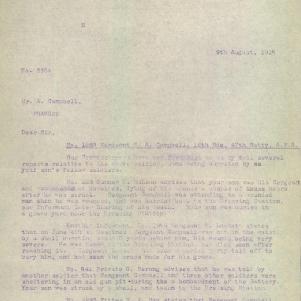 Soldier packet page